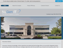 Tablet Screenshot of nugenit.com